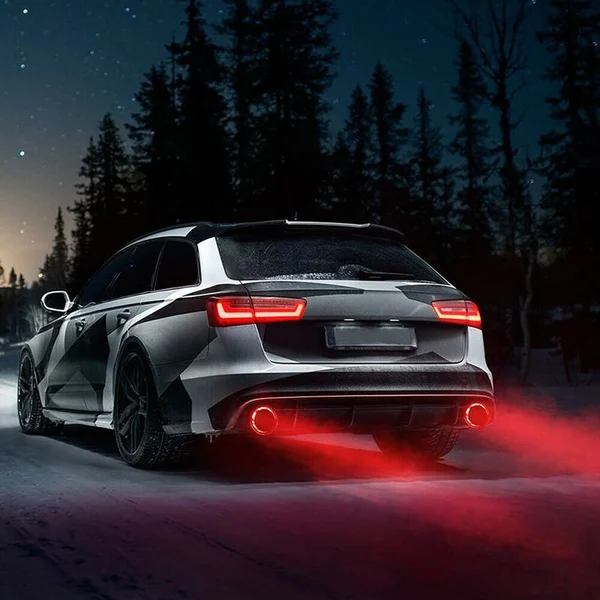 🔥Last Day Promotion 48% OFF 🔥Car fire flame LED exhaust tip-Festivesl