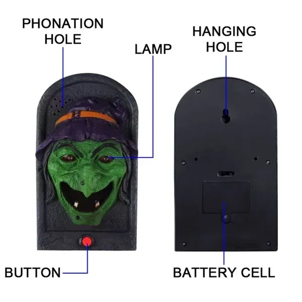 🔥Early Halloween Promotion-49%👻Halloween Horror Doorbell-Festivesl