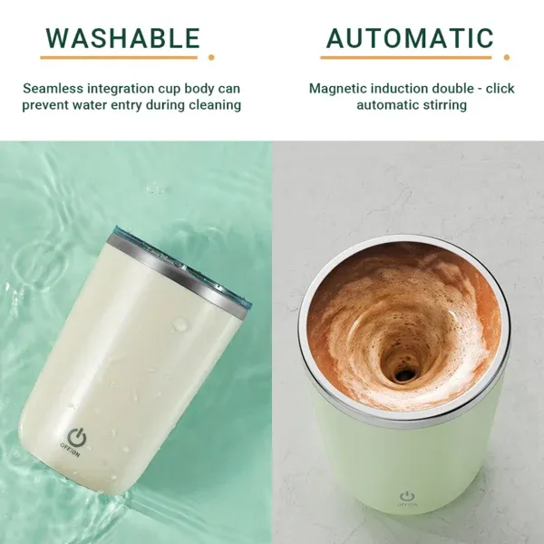 🔥Last day 49% off-Electric Stirring Magnetic Coffee Cup-Festivesl