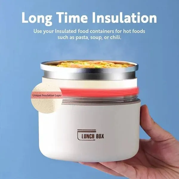 Portable Insulated Lunch Container Set-Festivesl