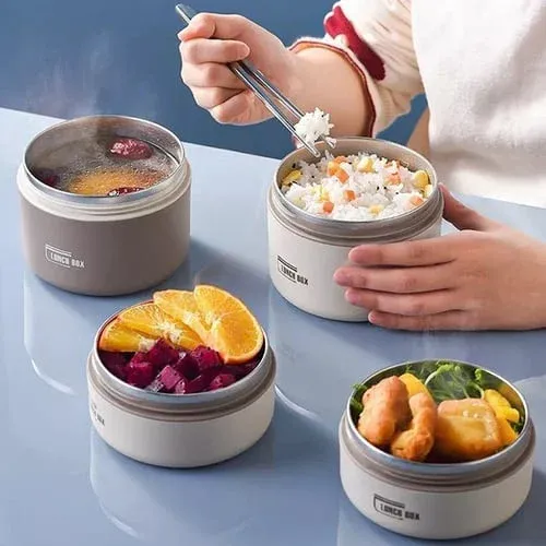 Portable Insulated Lunch Container Set-Festivesl