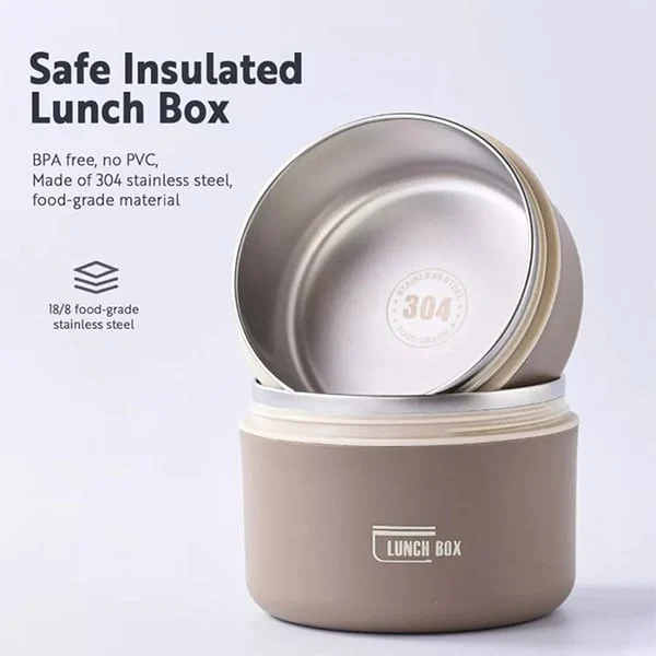 Portable Insulated Lunch Container Set-Festivesl