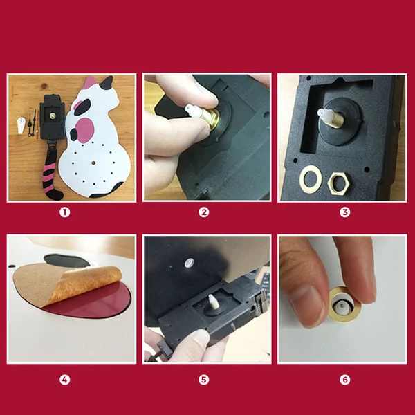 (❤️2023 Early Christmas Sale-49% OFF❤️)Nordic Cat Wagging Tail Wall Clock-Festivesl