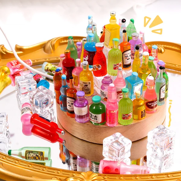 ✨Creative glowing decoration✨-Resin wine bottle bar🍻-Festivesl