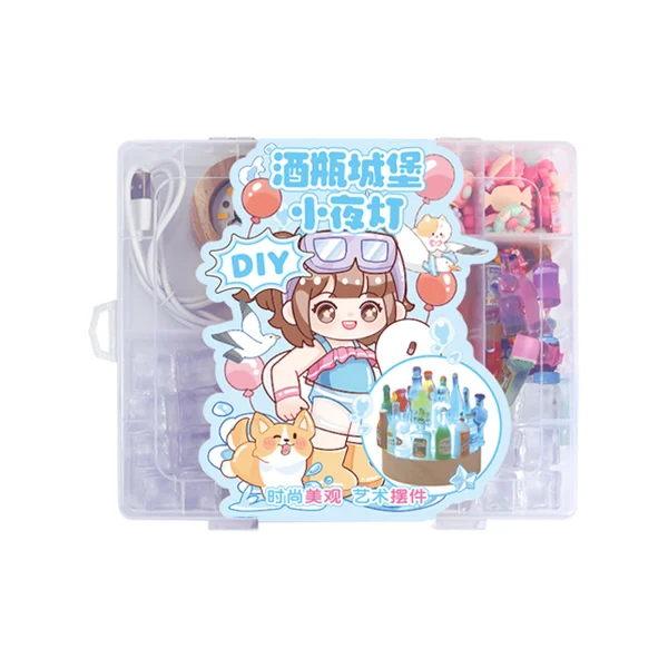 ✨Creative glowing decoration✨-Resin wine bottle bar🍻-Festivesl