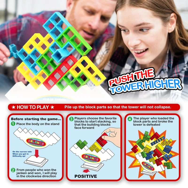 🔥LAST DAY 49% OFF - Team Tower Game For Kids & Adults-Festivesl