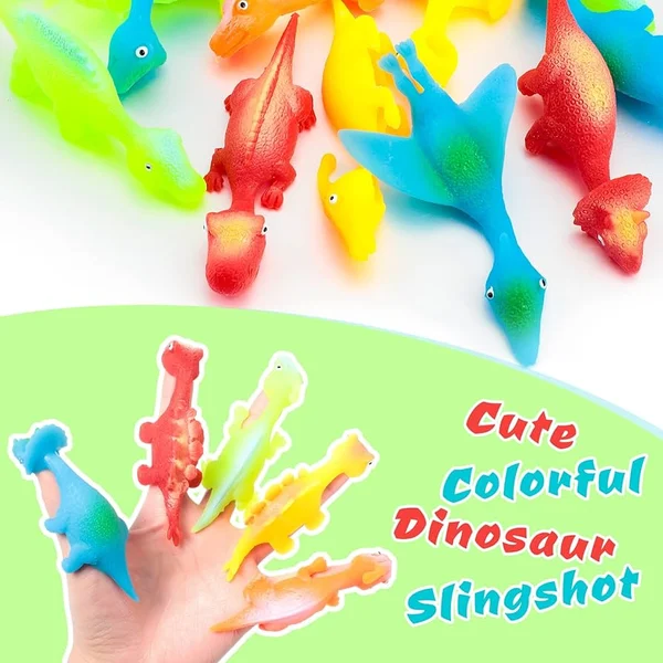 (🌲EARLY CHRISTMAS SALE - 47% OFF) 🎁Slingshot Dinosaur Finger Toys, BUY 5 GET 3 FREE🔥-Festivesl