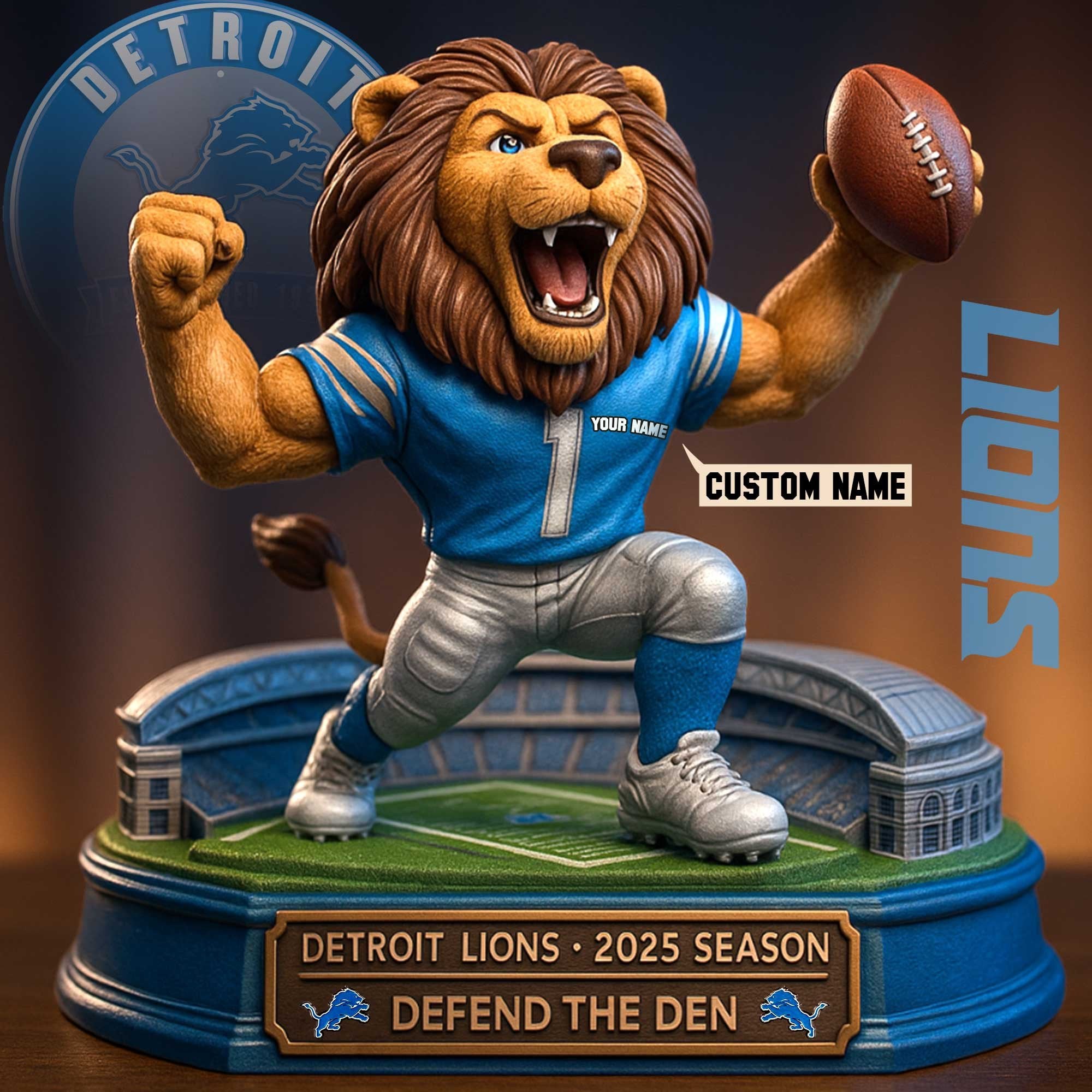 Full Premium NFL X Figure Acrylic Plaque - Best Gifts For Fans-Festivesl