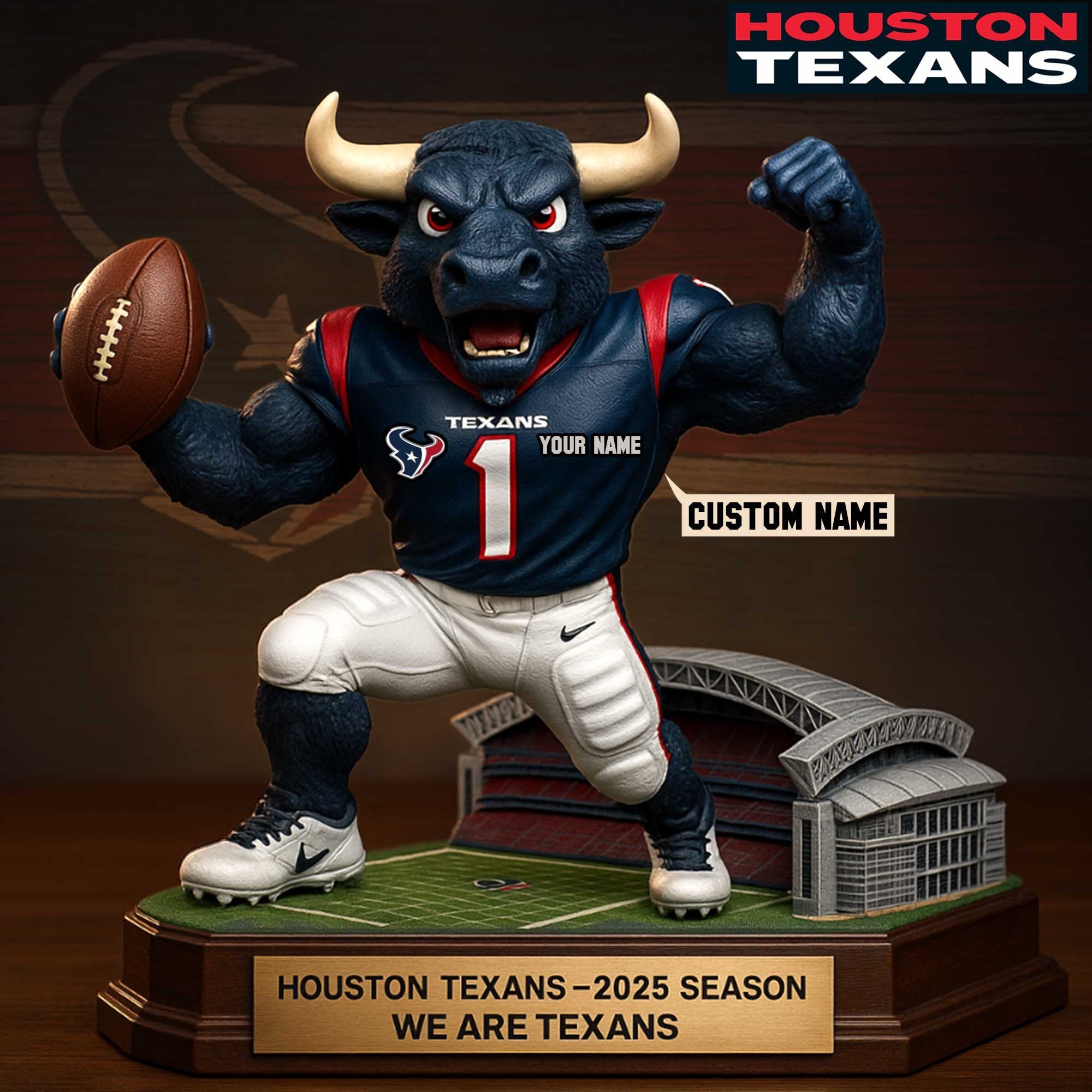 Full Premium NFL X Figure Acrylic Plaque - Best Gifts For Fans-Festivesl