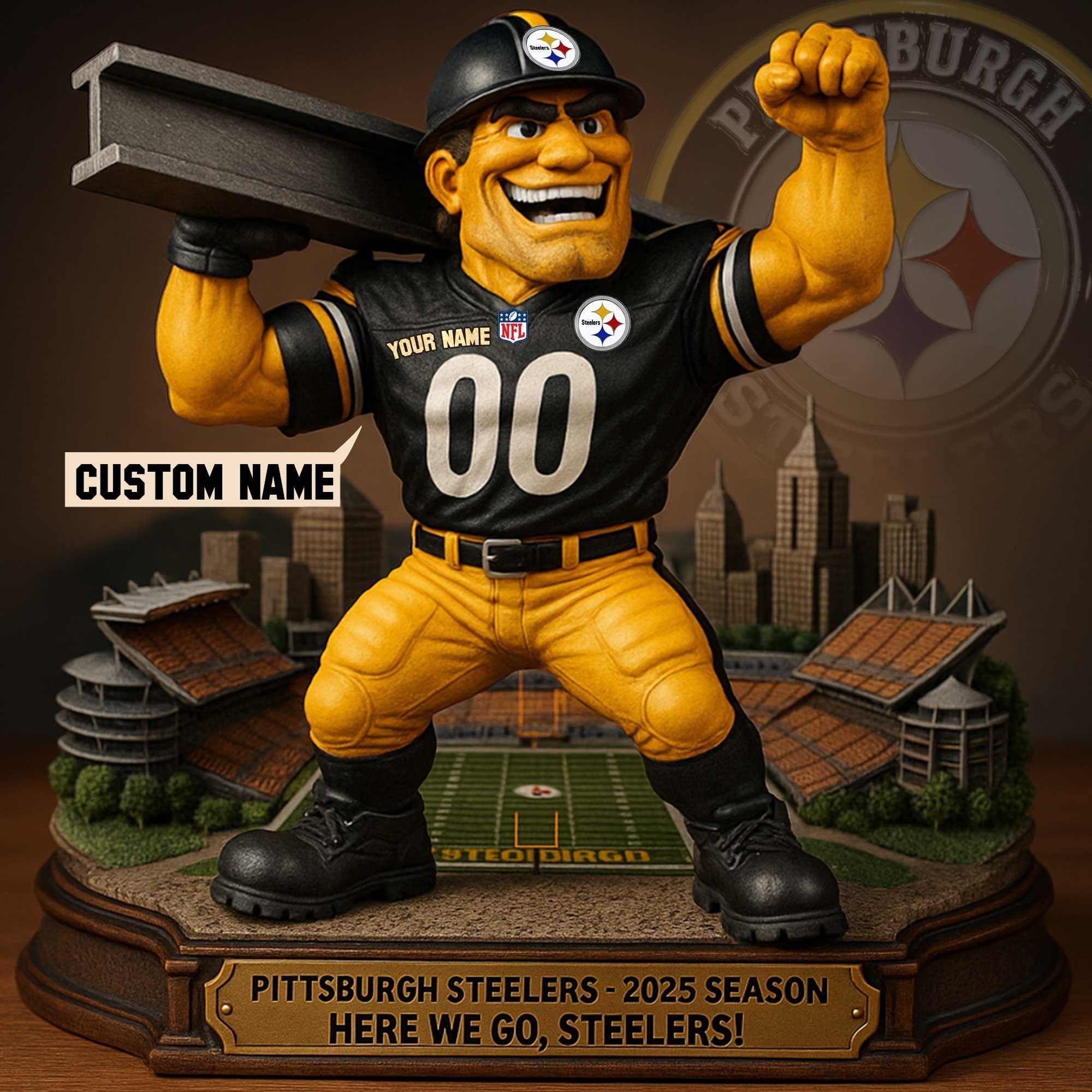 Full Premium NFL X Figure Acrylic Plaque - Best Gifts For Fans-Festivesl