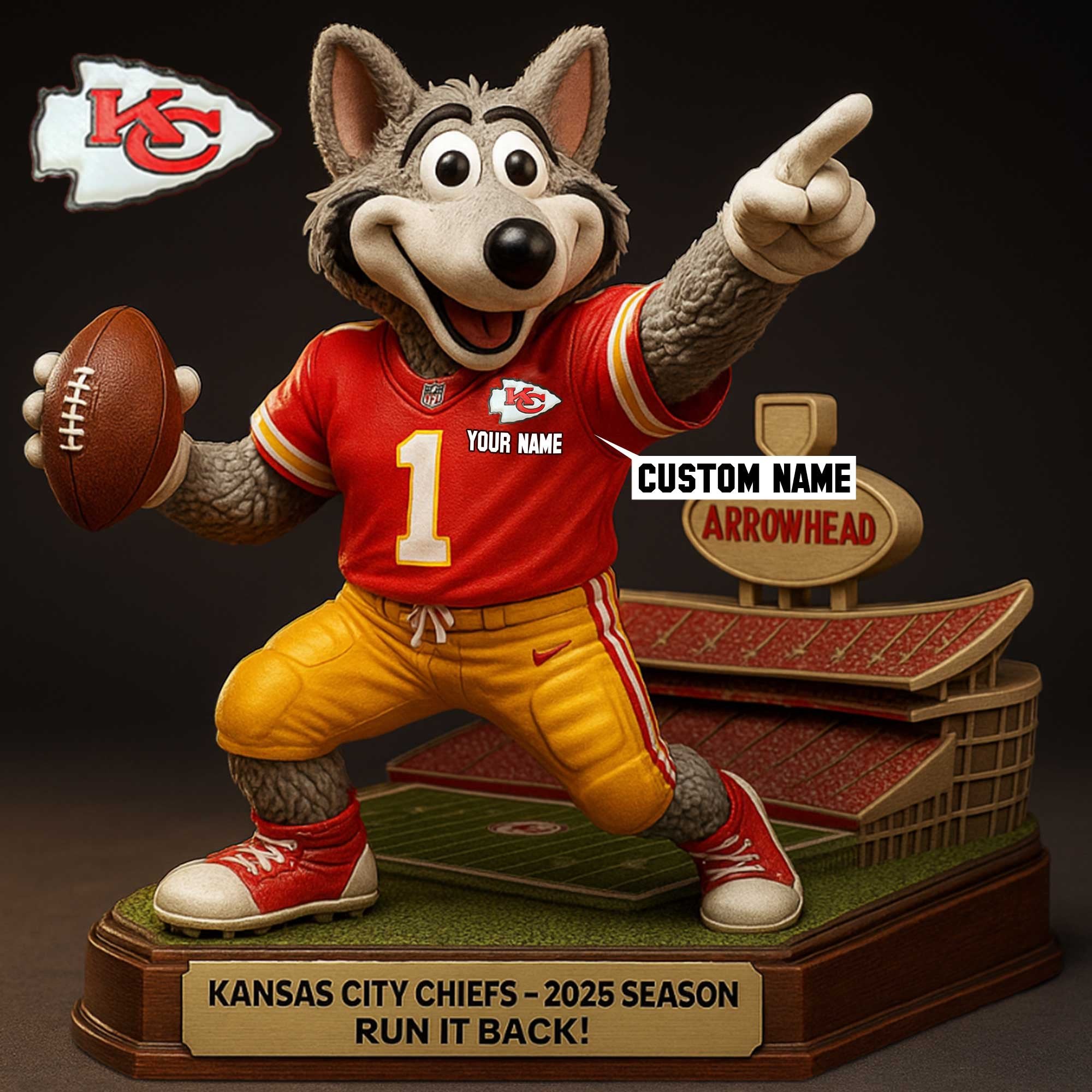 Full Premium NFL X Figure Acrylic Plaque - Best Gifts For Fans-Festivesl