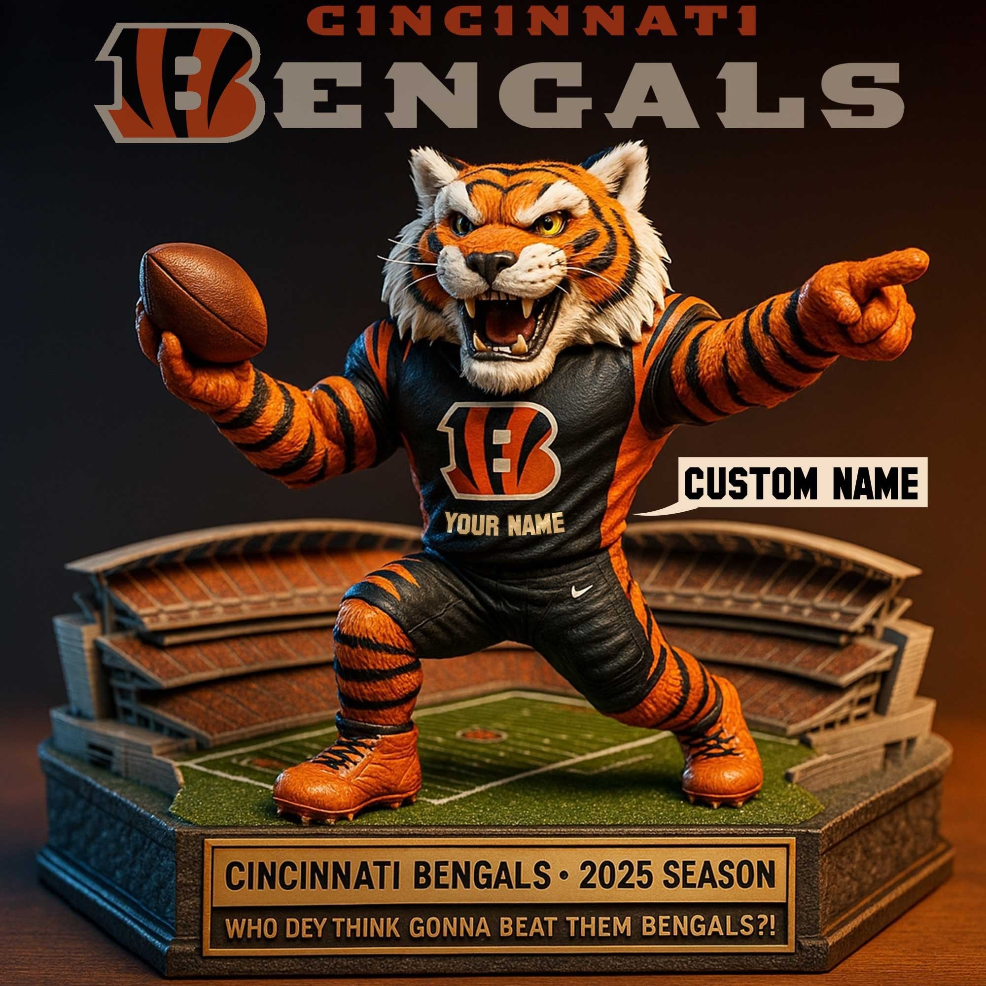 Full Premium NFL X Figure Acrylic Plaque - Best Gifts For Fans-Festivesl