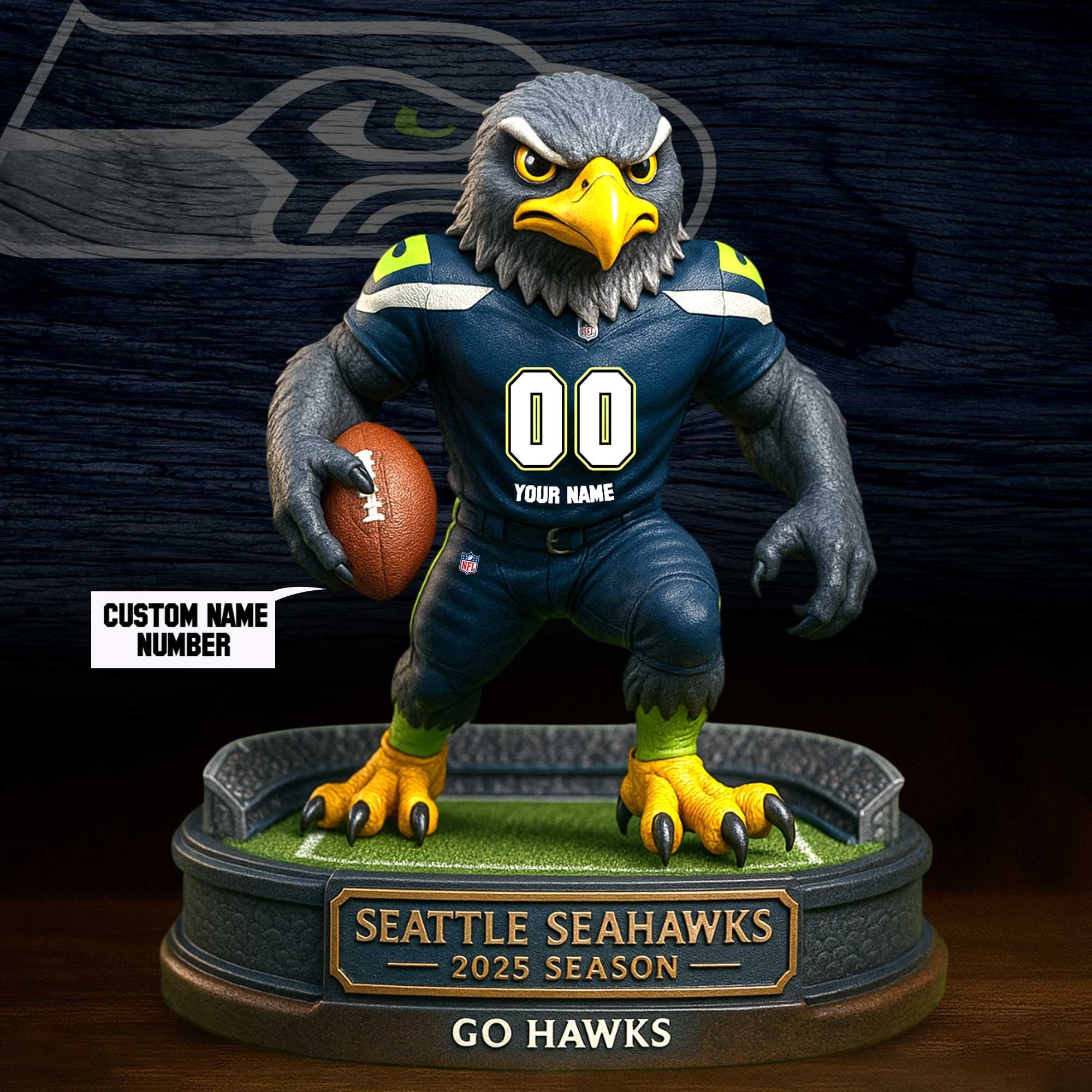 Full Premium NFL X Figure Acrylic Plaque - Best Gifts For Fans-Festivesl