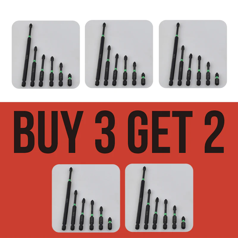 PH2 Magnetic Screwdriver Bit Set -Drilling work no longer be complicated!-Festivesl