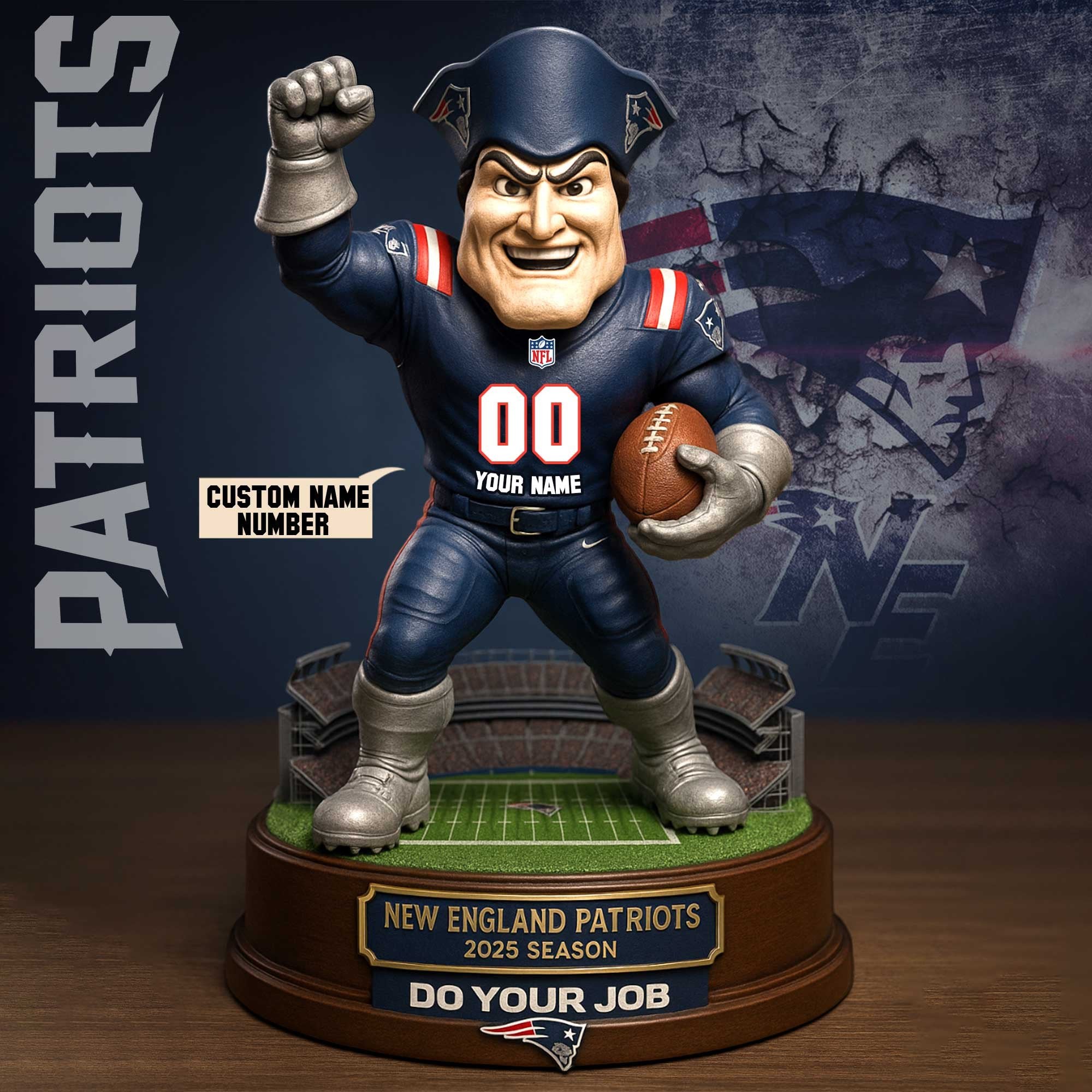 Full Premium NFL X Figure Acrylic Plaque - Best Gifts For Fans-Festivesl