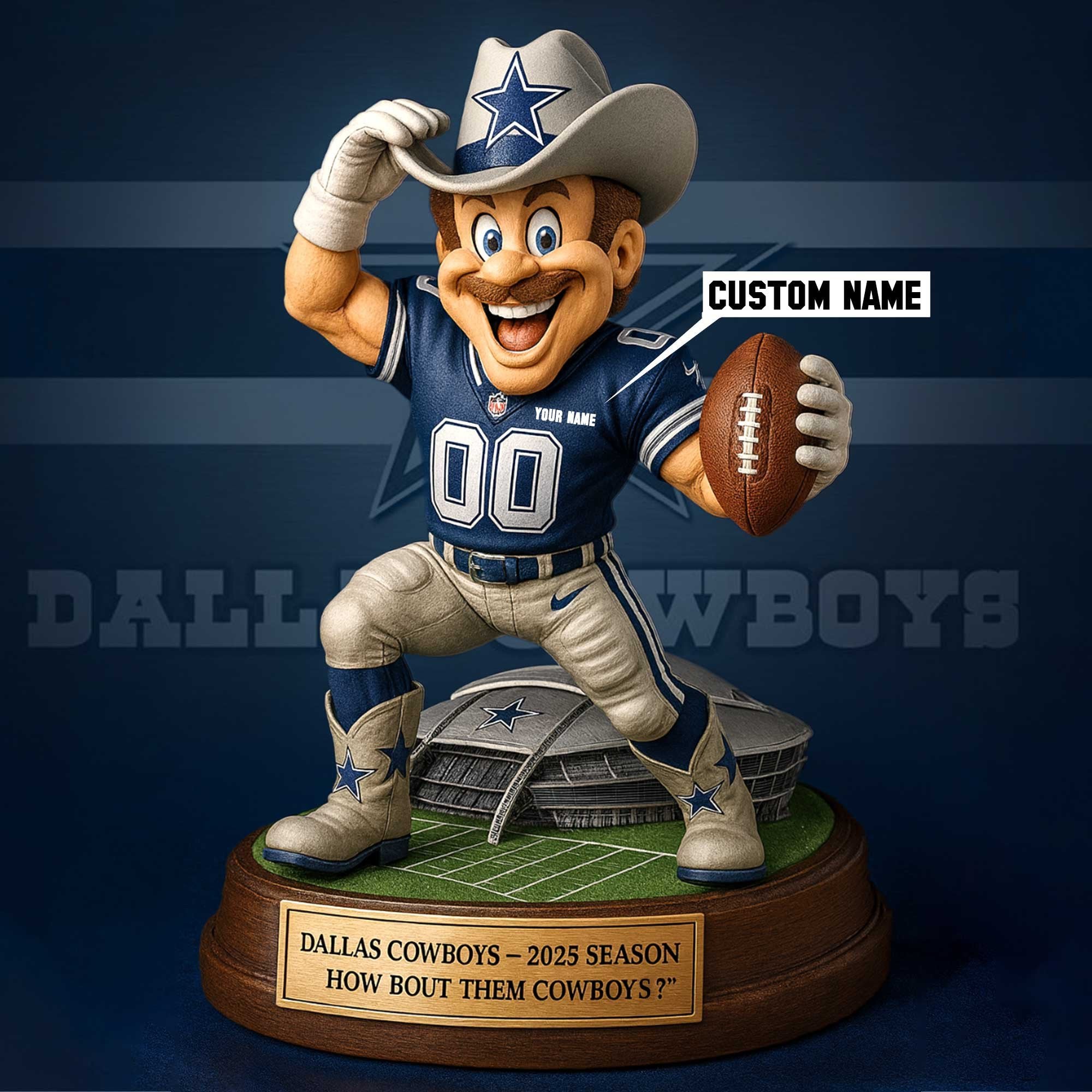 Full Premium NFL X Figure Acrylic Plaque - Best Gifts For Fans-Festivesl