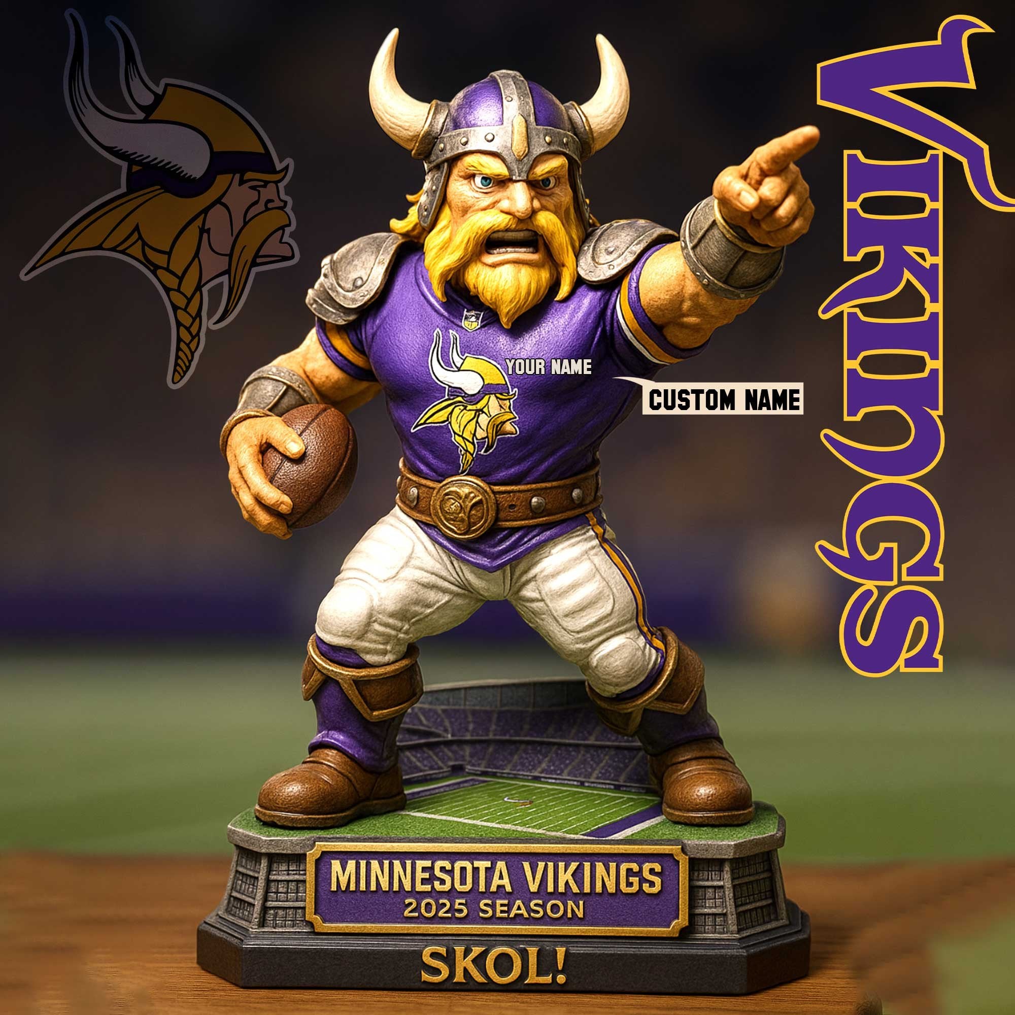 Full Premium NFL X Figure Acrylic Plaque - Best Gifts For Fans-Festivesl