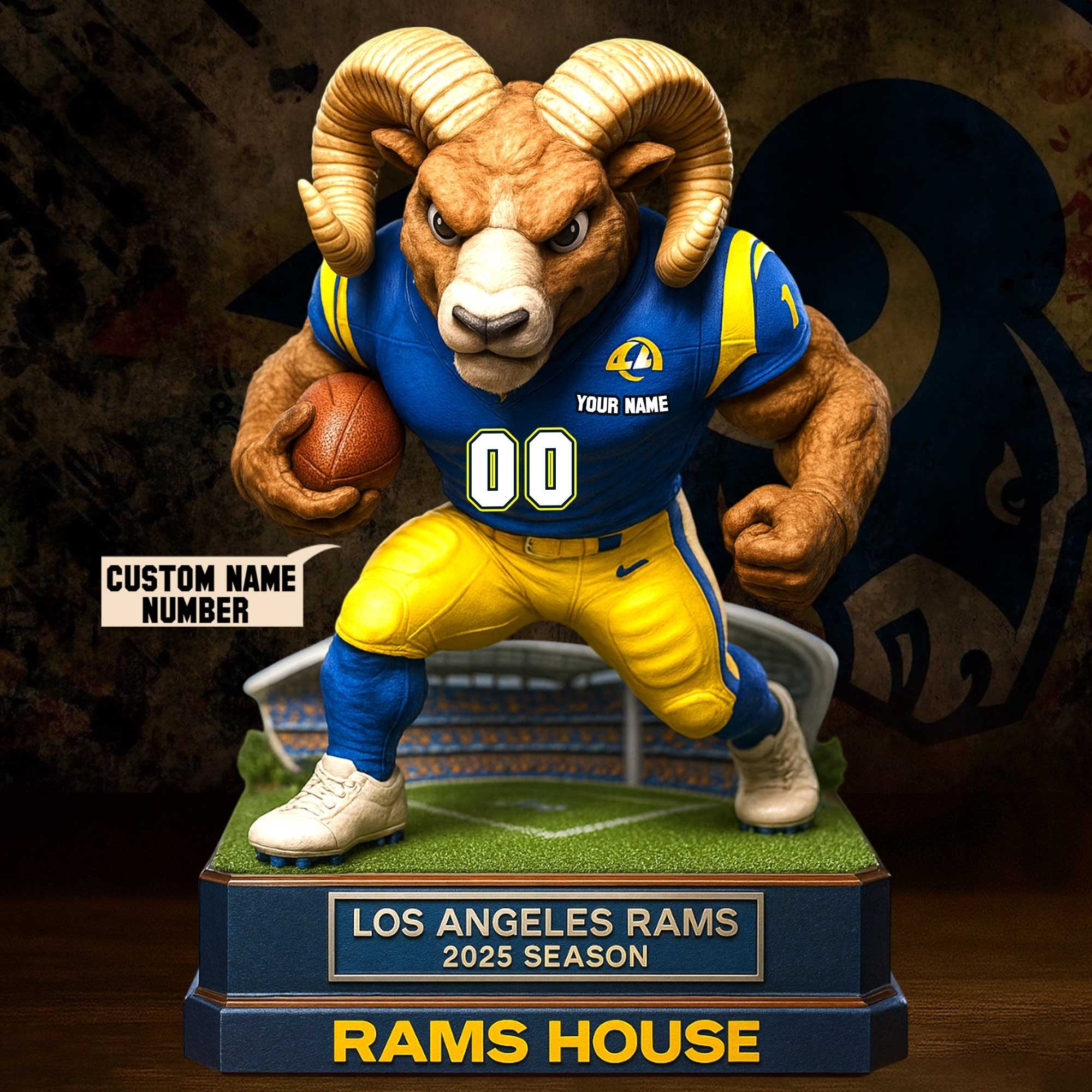 Full Premium NFL X Figure Acrylic Plaque - Best Gifts For Fans-Festivesl