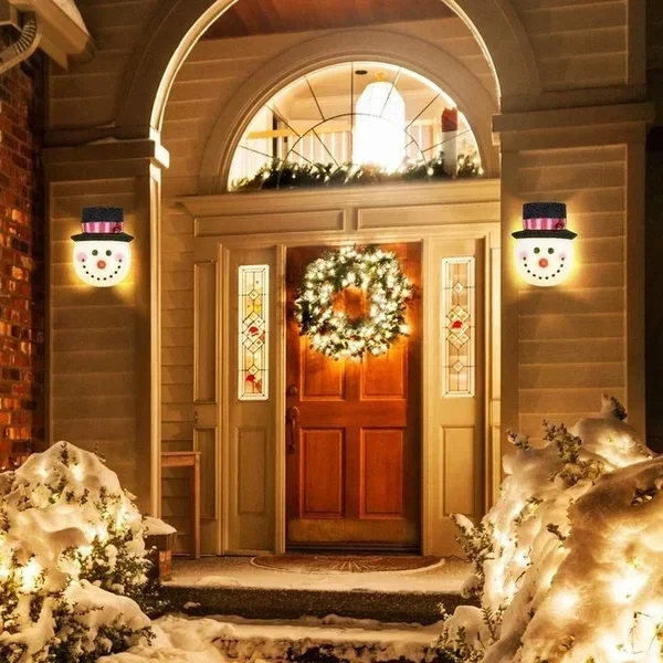 ⛄Snowman Porch Light Covers-Festivesl