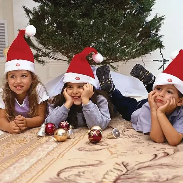 🎅Electric Christmas Hat 🔔 This Santa hat can sing and dance!🎵-Festivesl