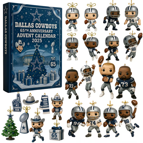 🔥Last Day 50% OFF -Dallas Cowboys 65th Anniversary Advent Calendar 2025