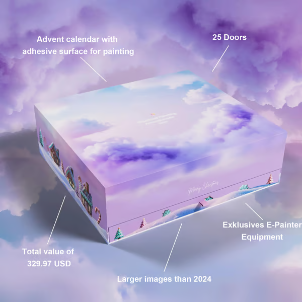 🔥Last Day 49% OFF - 💎🎄Diamond Painting XXL "Adventskalender 2025" - ✨Limited Edition