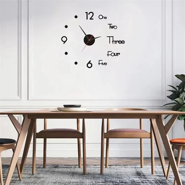 🔥Summer Hot Sale - 48% OFF 🔥MODERN DIY PUNCH-FREE WALL CLOCK-Festivesl