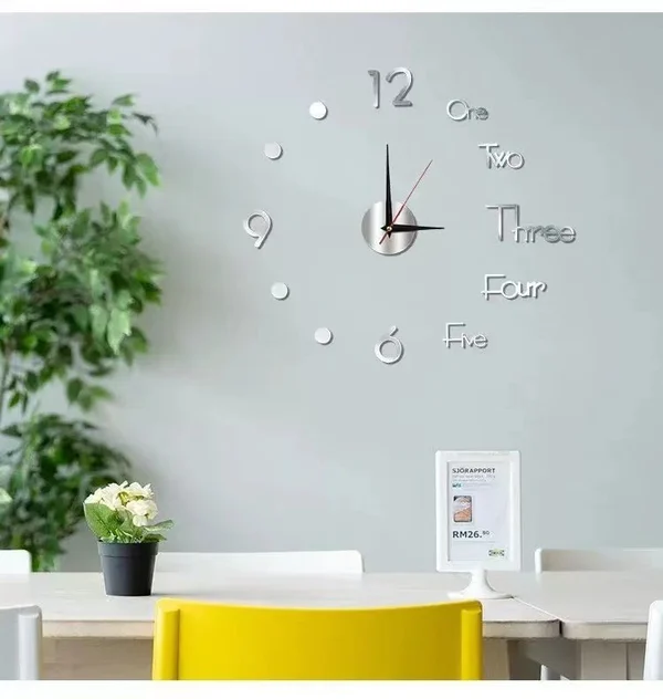 🔥Summer Hot Sale - 48% OFF 🔥MODERN DIY PUNCH-FREE WALL CLOCK-Festivesl