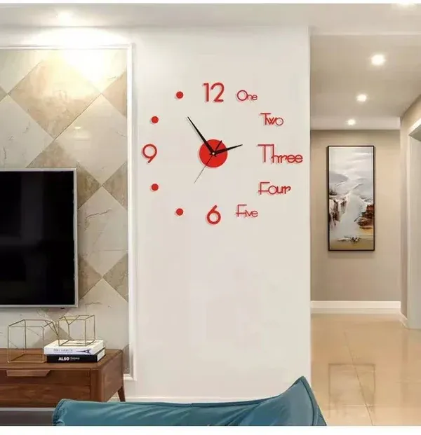 🔥Summer Hot Sale - 48% OFF 🔥MODERN DIY PUNCH-FREE WALL CLOCK-Festivesl