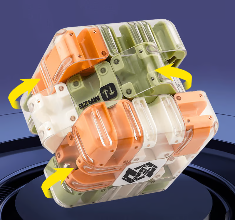 (🎁Last Day 49% OFF)Large Labyrinth 3D Puzzle Maze Cube - Engaging Brain Teaser Toy