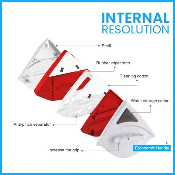 Upgrade Magnetic Window Cleaner🔥49% OFF TODAY-Festivesl