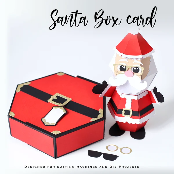 🎅Hot Sale--🥳3D Santa Claus Prank Pop-up Box card🎁-Festivesl