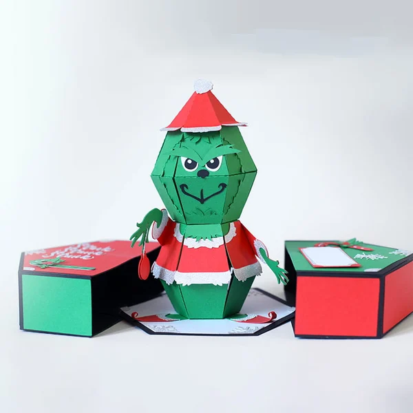 🎅Hot Sale--🥳3D Santa Claus Prank Pop-up Box card🎁-Festivesl