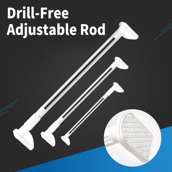 🔥59% OFF TODAY - Drill-Free Adjustable Rod (Buy 3 Free Shipping)-Festivesl