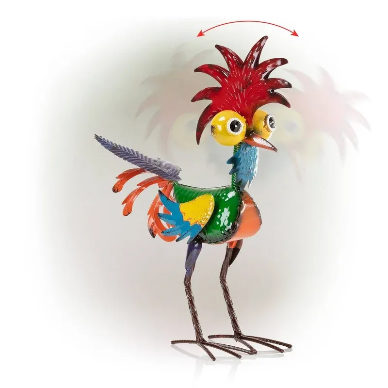 Funny garden rooster statue🐓-Festivesl