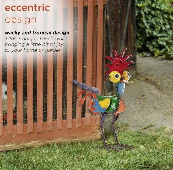 Funny garden rooster statue🐓-Festivesl
