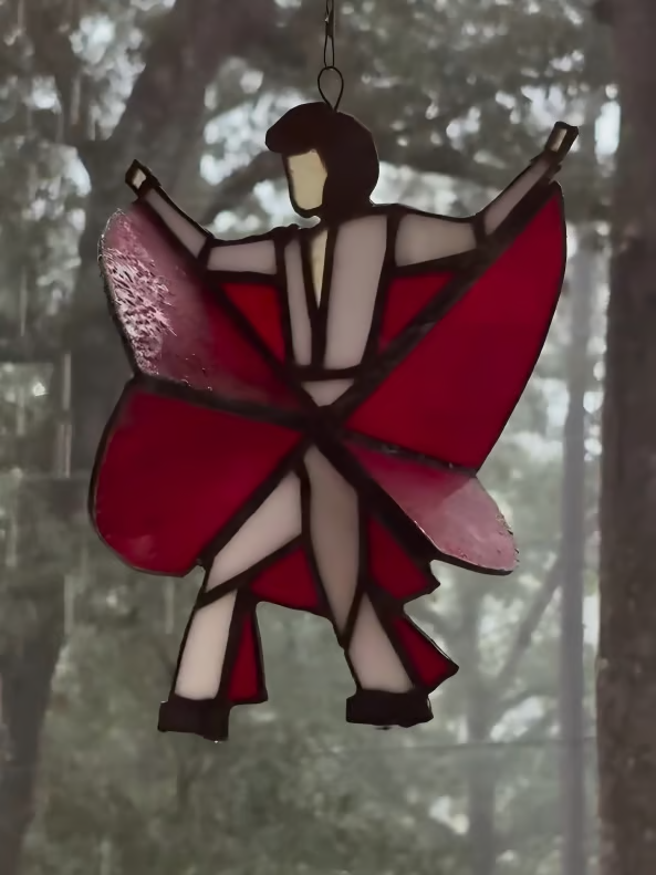 🔥LAST DAY 60% OFF - The Memphis Melody💃🤘 Handmade Stained Glass Spinner