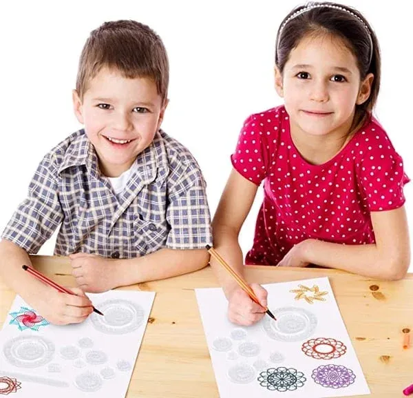 🎅Christmas Hot Sale 49% OFF - Spiral Art Clear Gear Geometric Ruler(22PCS) - Buy 2 Get 1 Free NOW-Festivesl