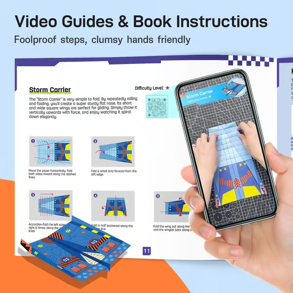 🔥Last Day 49% OFF - ✈✨Leven DIY Paper Airplane Book