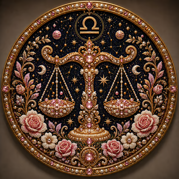🔥 LAST DAY 49% OFF – ✨ Premium 3D Pearl 12 Zodiac Signs Art Kit | Luxury Flocked Canvas with Scratch-Resistant Non-Fading Pearl Beads DIY Handmade Astrology Decor ♈🌙💎-Festivesl