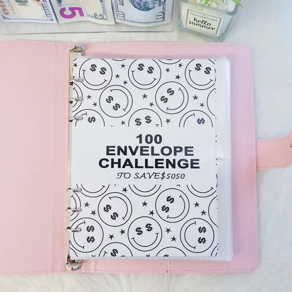 💞 ✉️100 Envelope Challenge Binder | Easy And fun Way To Save $6000-Festivesl