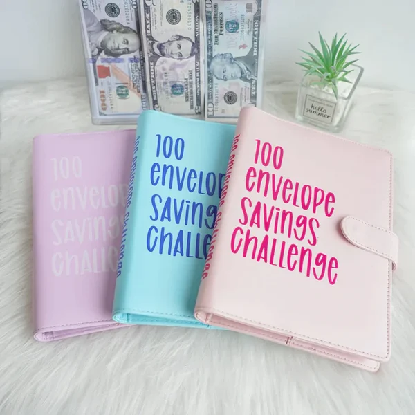 💞 ✉️100 Envelope Challenge Binder | Easy And fun Way To Save $6000-Festivesl