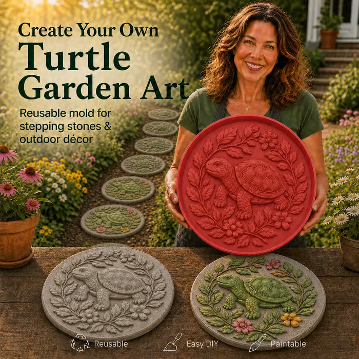 💥 LAST DAY 49% OFF - 🐦 Hummingbird Garden Art Stepping Stone Mold