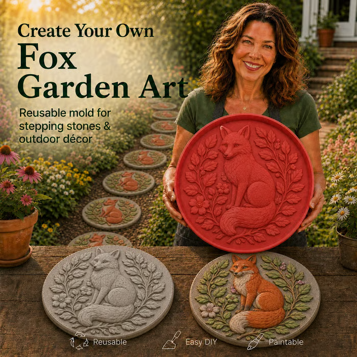 💥 LAST DAY 49% OFF - 🐦 Hummingbird Garden Art Stepping Stone Mold