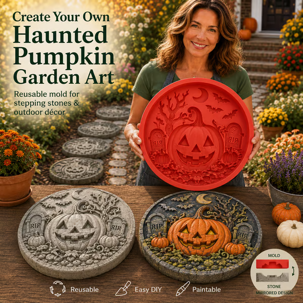 💥 LAST DAY 49% OFF - 🌻 Reusable Sunflower Stepping Stone Mold