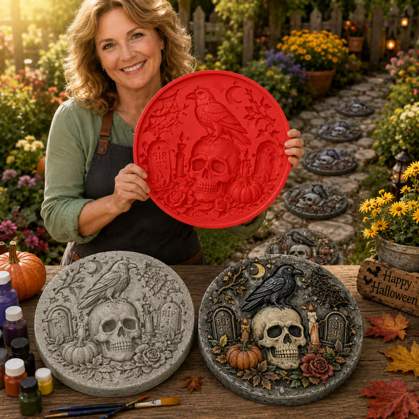 💥 LAST DAY 49% OFF - 🌻 Reusable Sunflower Stepping Stone Mold
