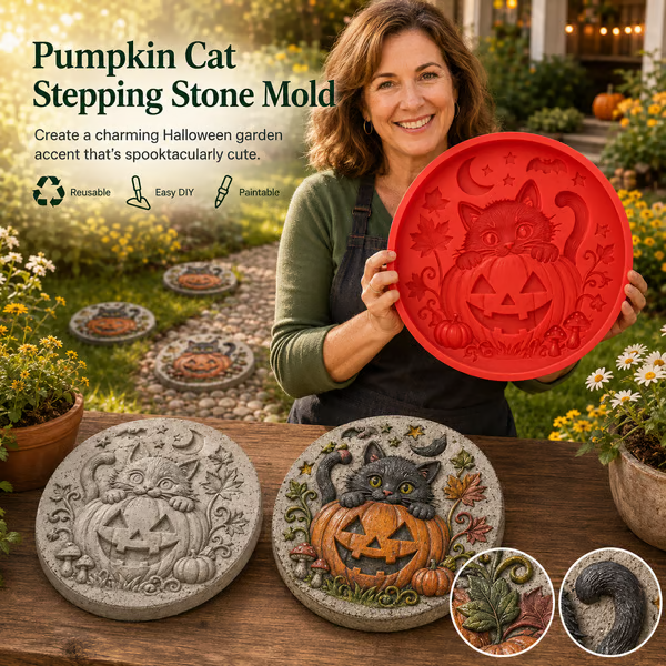 💥 LAST DAY 49% OFF - 🌻 Reusable Sunflower Stepping Stone Mold