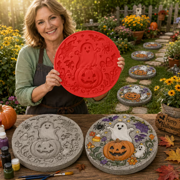 💥 LAST DAY 49% OFF - 🌻 Reusable Sunflower Stepping Stone Mold