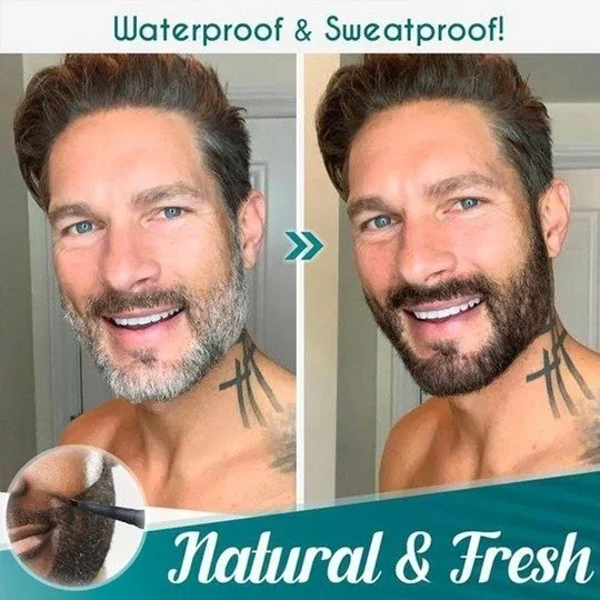 Last Day 49% OFF--Waterproof Beard Filling Pen Kit-Festivesl