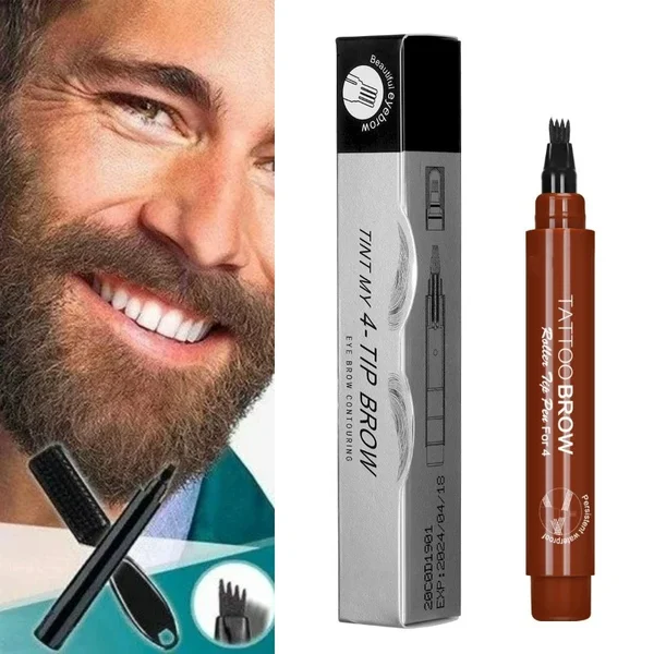 Last Day 49% OFF--Waterproof Beard Filling Pen Kit-Festivesl